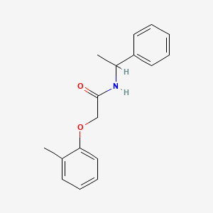 molecular formula C17H19NO2 B2749344 2-(2-methylphenoxy)-N-(1-phenylethyl)acetamide CAS No. 304675-97-6