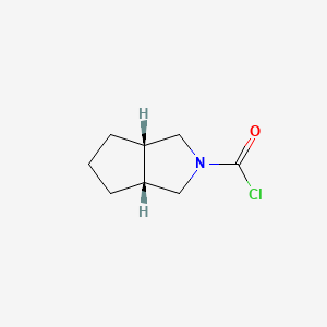 (3AR,6aS)-hexahydrocyclopenta[c]pyrrole-2(1H)-carbonyl chloride