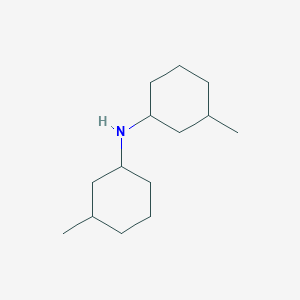 molecular formula C14H27N B2749359 3-methyl-N-(3-methylcyclohexyl)cyclohexan-1-amine CAS No. 109496-89-1