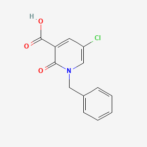 molecular formula C13H10ClNO3 B2749388 1-苄基-5-氯-2-氧代-1,2-二氢-3-吡啶甲酸 CAS No. 101384-62-7