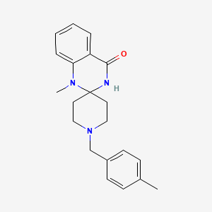 1-Methyl-1'-[(4-methylphenyl)methyl]spiro[3H-quinazoline-2,4'-piperidine]-4-one