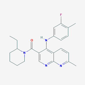 1-(4-Fluorobenzoyl)-4-[2-(4-fluorophenoxy)ethyl]piperidine