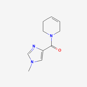 molecular formula C10H13N3O B2749439 3,6-Dihydro-2H-pyridin-1-yl-(1-methylimidazol-4-yl)methanone CAS No. 2309552-89-2