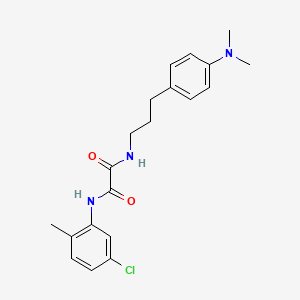 N1-(5-chloro-2-methylphenyl)-N2-(3-(4-(dimethylamino)phenyl)propyl)oxalamide