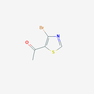 molecular formula C5H4BrNOS B2749507 1-(4-Bromothiazol-5-yl)ethanone CAS No. 1368248-75-2