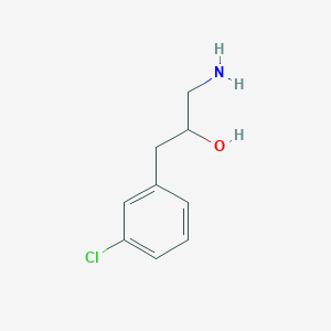 molecular formula C9H12ClNO B2749519 1-Amino-3-(3-chlorophenyl)propan-2-ol CAS No. 1225599-62-1