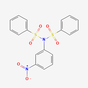 N-(benzenesulfonyl)-N-(3-nitrophenyl)benzenesulfonamide