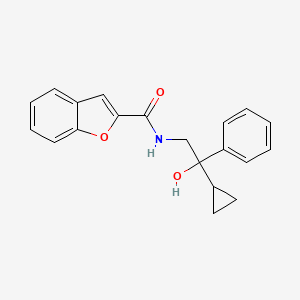 N-(2-cyclopropyl-2-hydroxy-2-phenylethyl)benzofuran-2-carboxamide