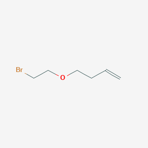 molecular formula C6H11BrO B2749634 4-(2-Bromoethoxy)but-1-ene CAS No. 1092285-48-7