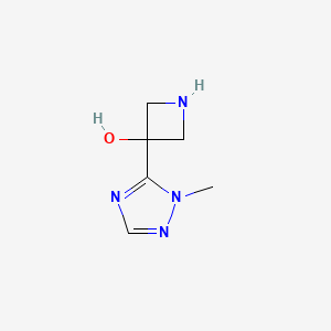 3-(1-methyl-1H-1,2,4-triazol-5-yl)azetidin-3-ol