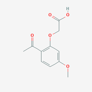 (2-Acetyl-5-methoxyphenoxy)acetic acid
