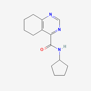 molecular formula C14H19N3O B2749692 N-Cyclopentyl-5,6,7,8-tetrahydroquinazoline-4-carboxamide CAS No. 2415572-98-2