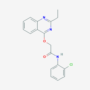 molecular formula C18H16ClN3O2 B2749693 1-(3-fluorobenzoyl)-N-[2-(2-methyl-1,3-thiazol-4-yl)ethyl]piperidine-4-carboxamide CAS No. 1115933-39-5