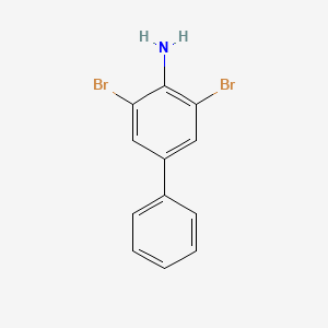molecular formula C12H9Br2N B2749748 3,5-二溴联苯-4-胺 CAS No. 3366-59-4