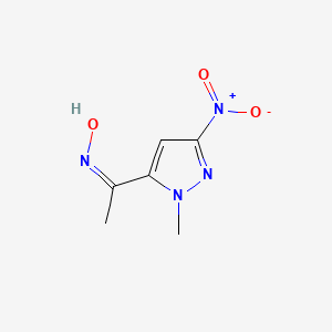 (1Z)-1-(1-Methyl-3-nitro-1H-pyrazol-5-yl)ethanone oxime