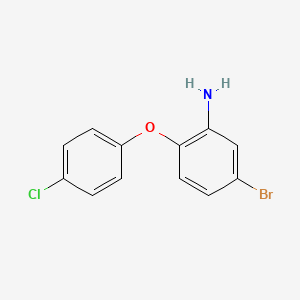 5-Bromo-2-(4-chlorophenoxy)aniline