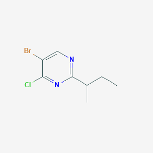 5-Bromo-2-(butan-2-yl)-4-chloropyrimidine