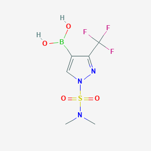 [1-(dimethylsulfamoyl)-3-(trifluoromethyl)-1H-pyrazol-4-yl]boronic acid