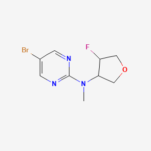 molecular formula C9H11BrFN3O B2749816 5-bromo-N-(4-fluorooxolan-3-yl)-N-methylpyrimidin-2-amine CAS No. 2198911-73-6