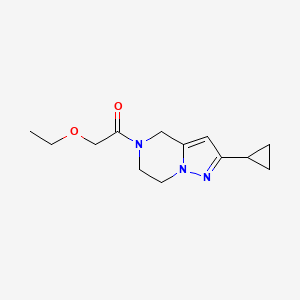 1-(2-cyclopropyl-6,7-dihydropyrazolo[1,5-a]pyrazin-5(4H)-yl)-2-ethoxyethanone