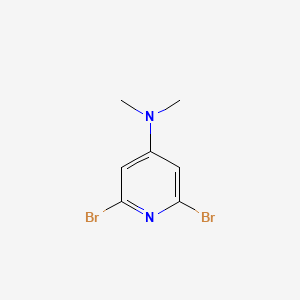 molecular formula C7H8Br2N2 B2749883 2,6-二溴-N,N-二甲基吡啶-4-胺 CAS No. 192447-58-8