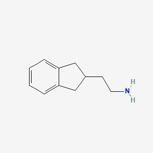 molecular formula C11H15N B2749892 2-(2,3-二氢-1H-茚-2-基)乙胺 CAS No. 146737-71-5