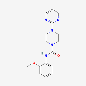 molecular formula C16H19N5O2 B2749902 N-(2-methoxyphenyl)-4-(2-pyrimidinyl)-1-piperazinecarboxamide CAS No. 606118-03-0