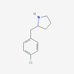 molecular formula C11H14ClN B2749922 2-(4-氯苯甲基)吡咯啉 CAS No. 66162-29-6