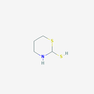molecular formula C4H9NS2 B2749923 1,3-Thiazinane-2-thiol CAS No. 2459963-11-0