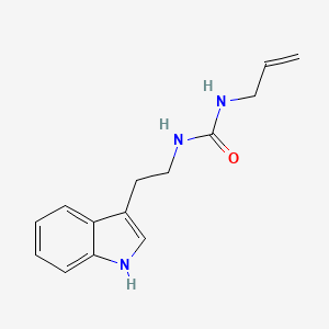 molecular formula C14H17N3O B2749954 1-[2-(1H-indol-3-yl)ethyl]-3-(prop-2-en-1-yl)urea CAS No. 1110820-96-6