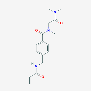 N-[2-(Dimethylamino)-2-oxoethyl]-N-methyl-4-[(prop-2-enoylamino)methyl]benzamide