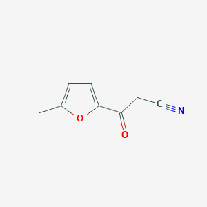 molecular formula C8H7NO2 B2749995 3-(5-甲基呋喃-2-基)-3-氧代丙烯腈 CAS No. 197250-40-1