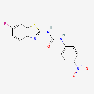 3-(6-Fluoro-1,3-benzothiazol-2-yl)-1-(4-nitrophenyl)urea