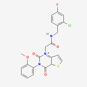 N-[(2-chloro-4-fluorophenyl)methyl]-2-[3-(2-methoxyphenyl)-2,4-dioxo-1H,2H,3H,4H-thieno[3,2-d]pyrimidin-1-yl]acetamide