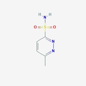 molecular formula C5H7N3O2S B2750075 6-Methylpyridazine-3-sulfonamide CAS No. 1247738-40-4