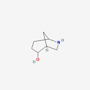 molecular formula C7H13NO B2750130 6-Azabicyclo[3.2.1]octan-2-ol CAS No. 1934420-45-7