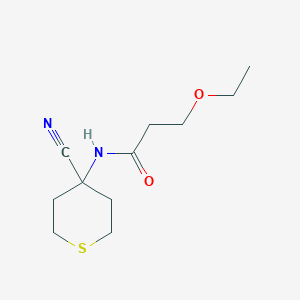 N-(4-cyanothian-4-yl)-3-ethoxypropanamide