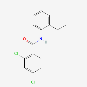molecular formula C15H13Cl2NO B2750161 2,4-二氯-N-(2-乙基苯基)苯甲酰胺 CAS No. 303991-62-0