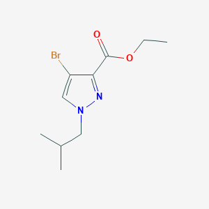 ethyl 4-bromo-1-isobutyl-1H-pyrazole-3-carboxylate