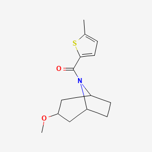 ((1R,5S)-3-methoxy-8-azabicyclo[3.2.1]octan-8-yl)(5-methylthiophen-2-yl)methanone