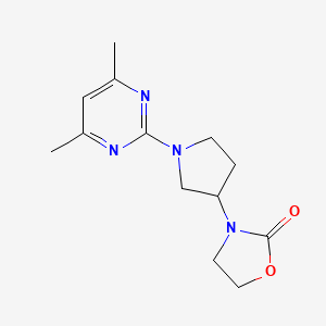 3-[1-(4,6-Dimethylpyrimidin-2-yl)pyrrolidin-3-yl]-1,3-oxazolidin-2-one
