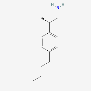 (2S)-2-(4-Butylphenyl)propan-1-amine