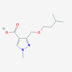 1-Methyl-3-(3-methylbutoxymethyl)pyrazole-4-carboxylic acid