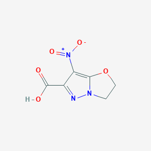 7-Nitro-2,3-dihydropyrazolo[5,1-b][1,3]oxazole-6-carboxylic acid