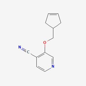 molecular formula C12H12N2O B2750358 (R)-2,2-二甲基-环戊胺盐酸盐 CAS No. 2202080-25-7