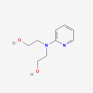 molecular formula C9H14N2O2 B2750378 2-[(2-Hydroxyethyl)(pyridin-2-yl)amino]ethan-1-ol CAS No. 4439-34-3
