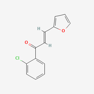 molecular formula C13H9ClO2 B2750387 (2E)-1-(2-氯苯基)-3-(呋喃-2-基)丙-2-烯-1-酮 CAS No. 1220995-32-3