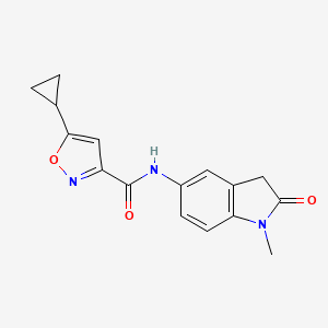 5-cyclopropyl-N-(1-methyl-2-oxoindolin-5-yl)isoxazole-3-carboxamide