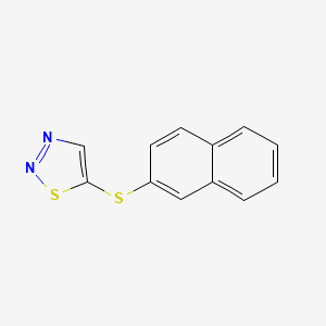 2-Naphthyl 1,2,3-thiadiazol-5-yl sulfide