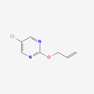 Pyrimidine, 5-chloro-2-(2-propen-1-yloxy)-